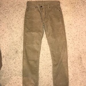 Levi's 511 Corduroy Khaki Pants